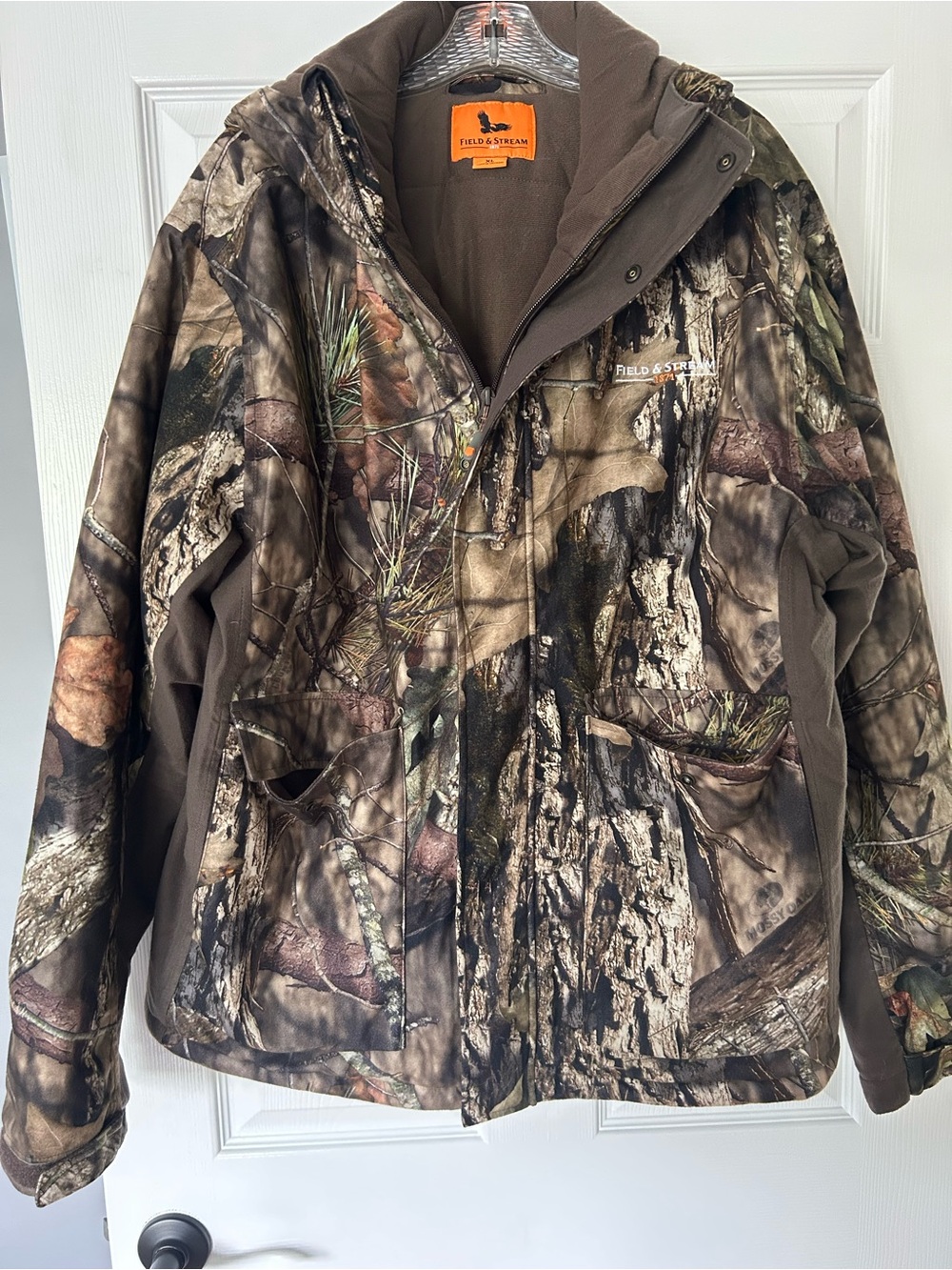 Field & Stream Realtree-Style Camo Jacket in Brown and Green